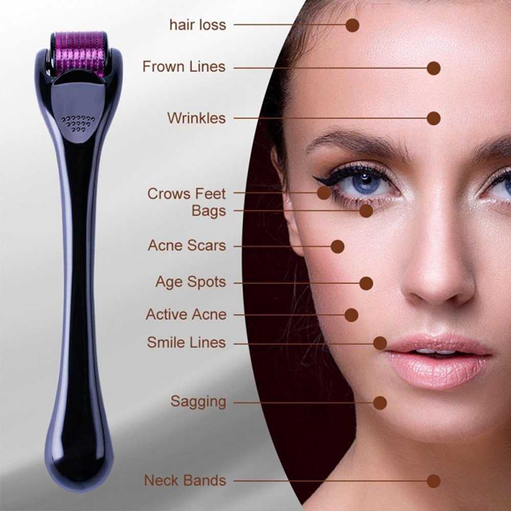 Derma Roller System 1mm Skin Therapy Micro 540 Needles