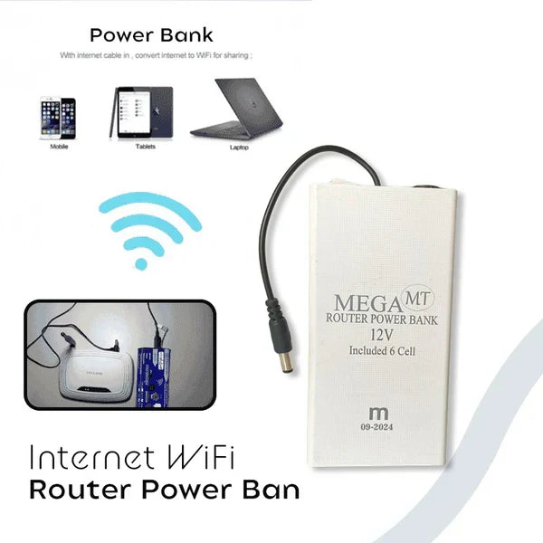 12W WiFi Router Power Bank