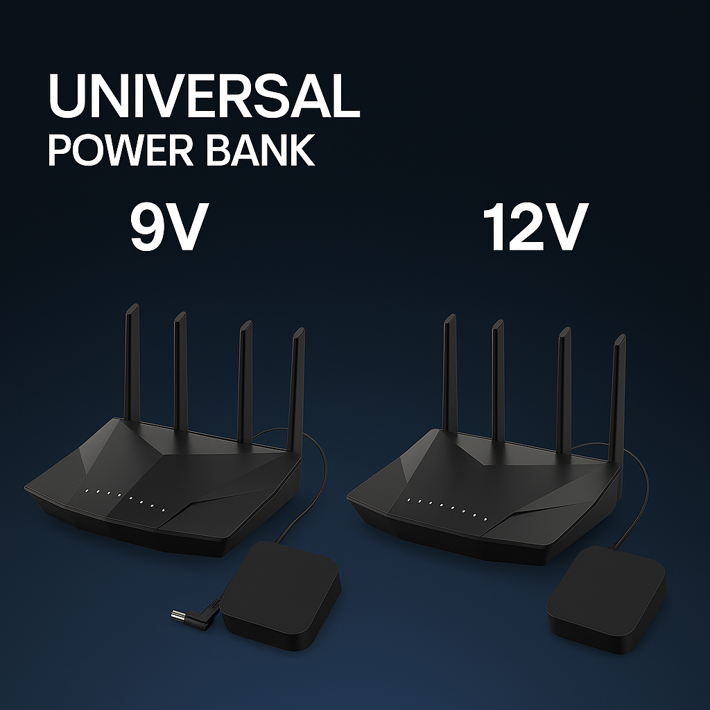 WiFi Router Power Bank 20000mAh – Seamless Internet Backup