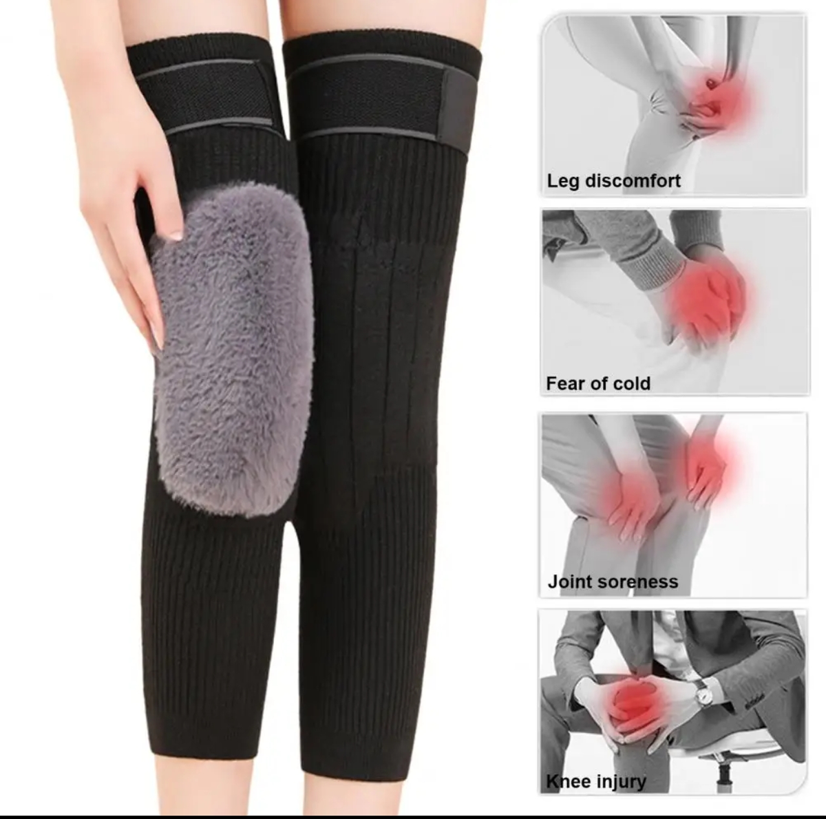 Leg Knee Warmer With Belt (Imported)